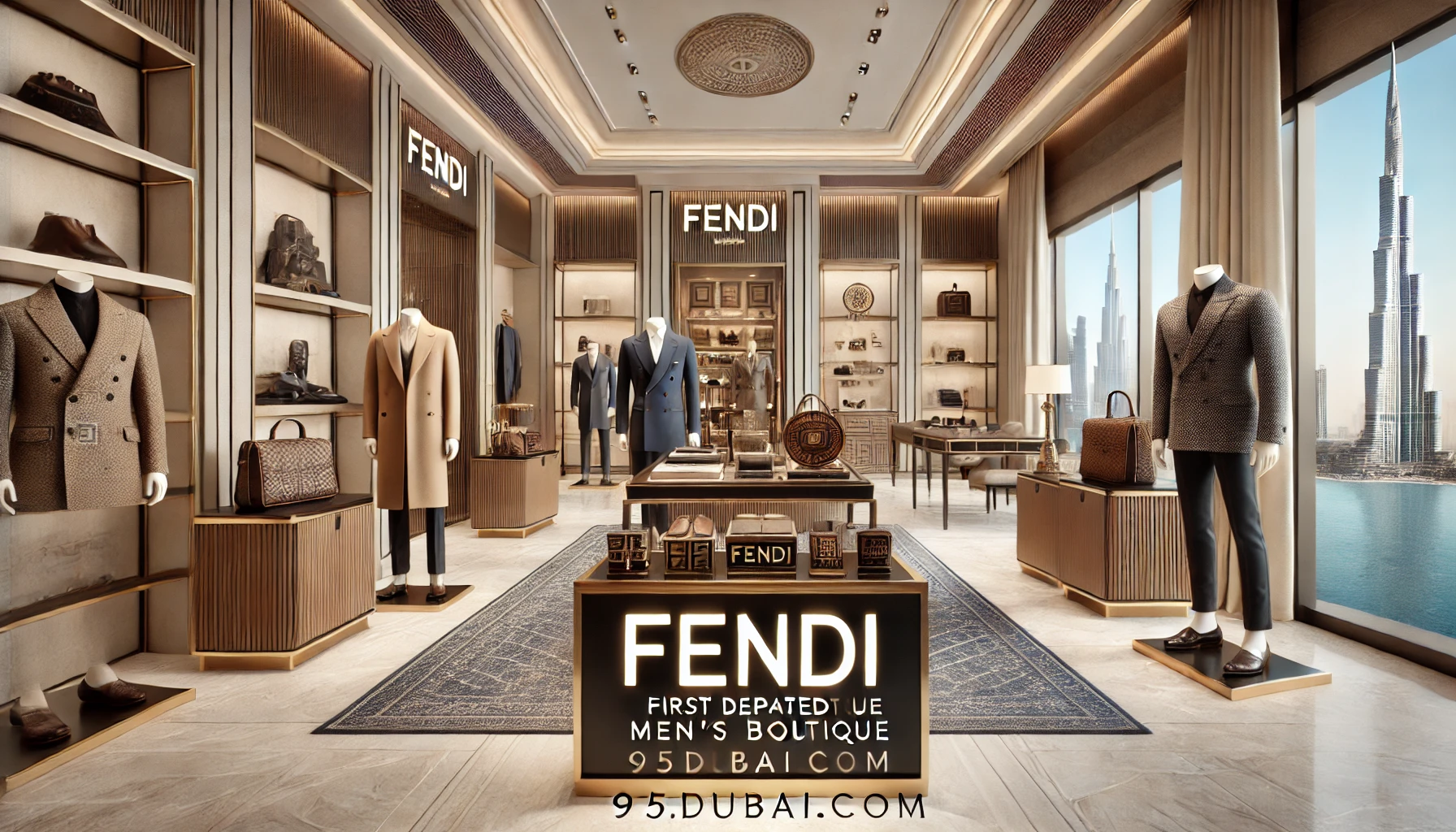 Fendi Unveils First Dedicated Men's Boutique in Dubai