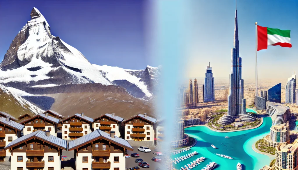 Comparing Real Estate Markets: Switzerland vs. Dubai