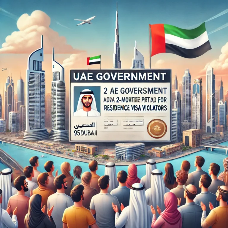 UAE Announces 2-Month Grace Period for Residence Visa Violators