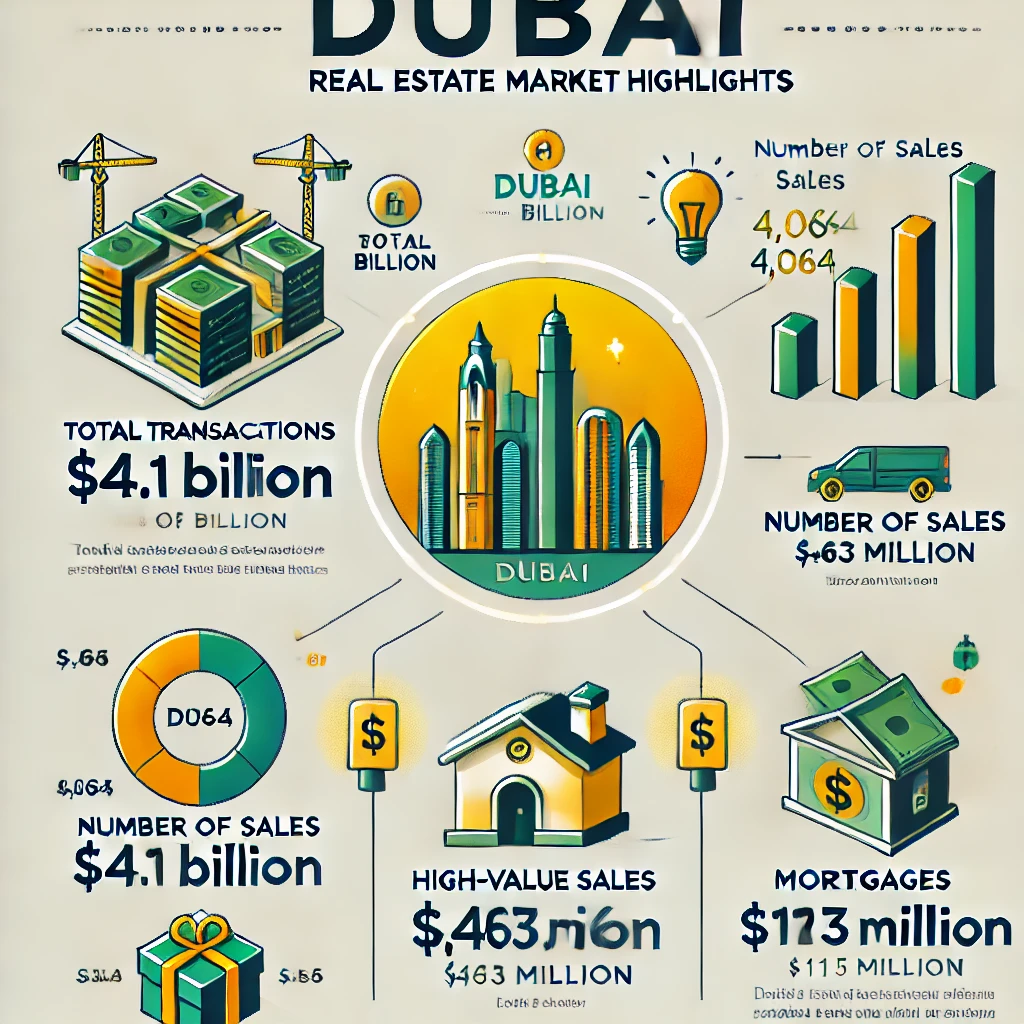 Dubai Real Estate Market Infographic