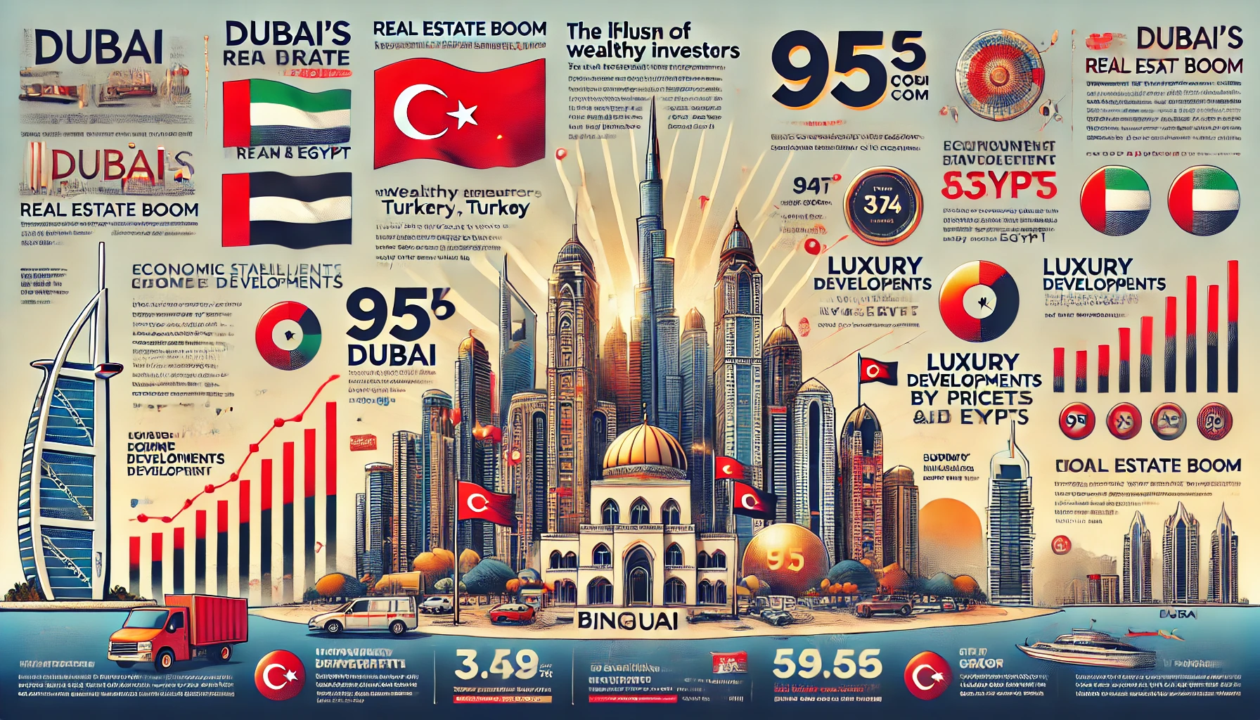 Dubai's Real Estate Boom: How Wealthy Turks and Egyptians are Shaping the Market