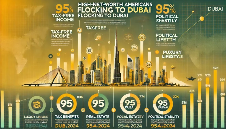 Infographic: High-Net-Worth Americans Moving to Dubai – Key Statistics and Insights | 95dubai.com