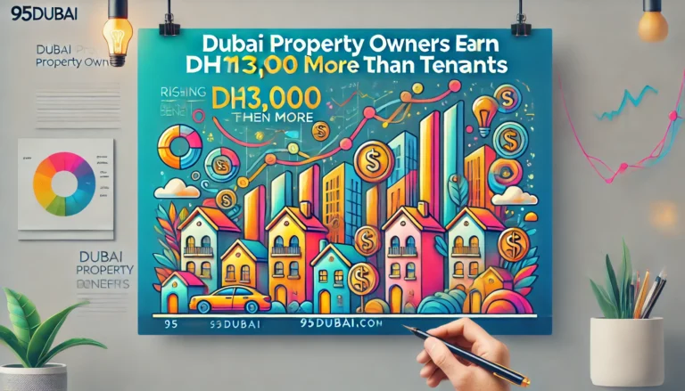 Dubai Property Insights: Homeowners Earn Dh13,000 More Than Tenants – Key Trends by 95Dubai.com