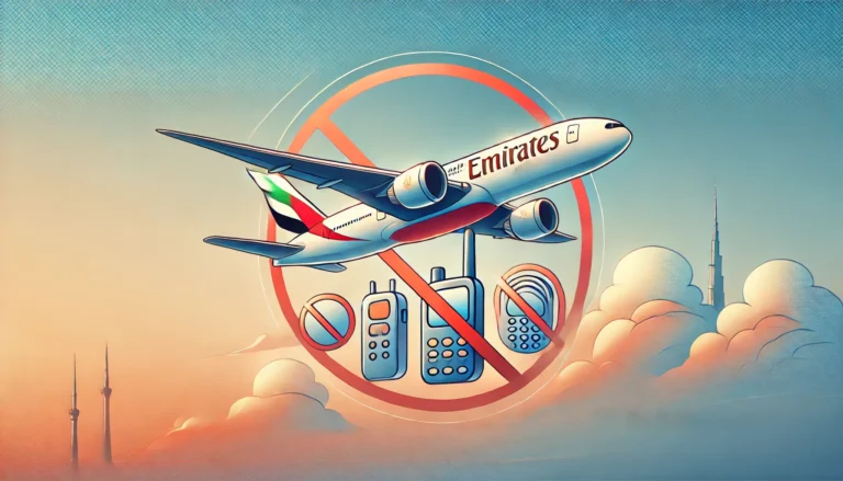 Emirates Airline Bans Pagers & Walkie-Talkies | Safe Air Travel with 95Dubai.com