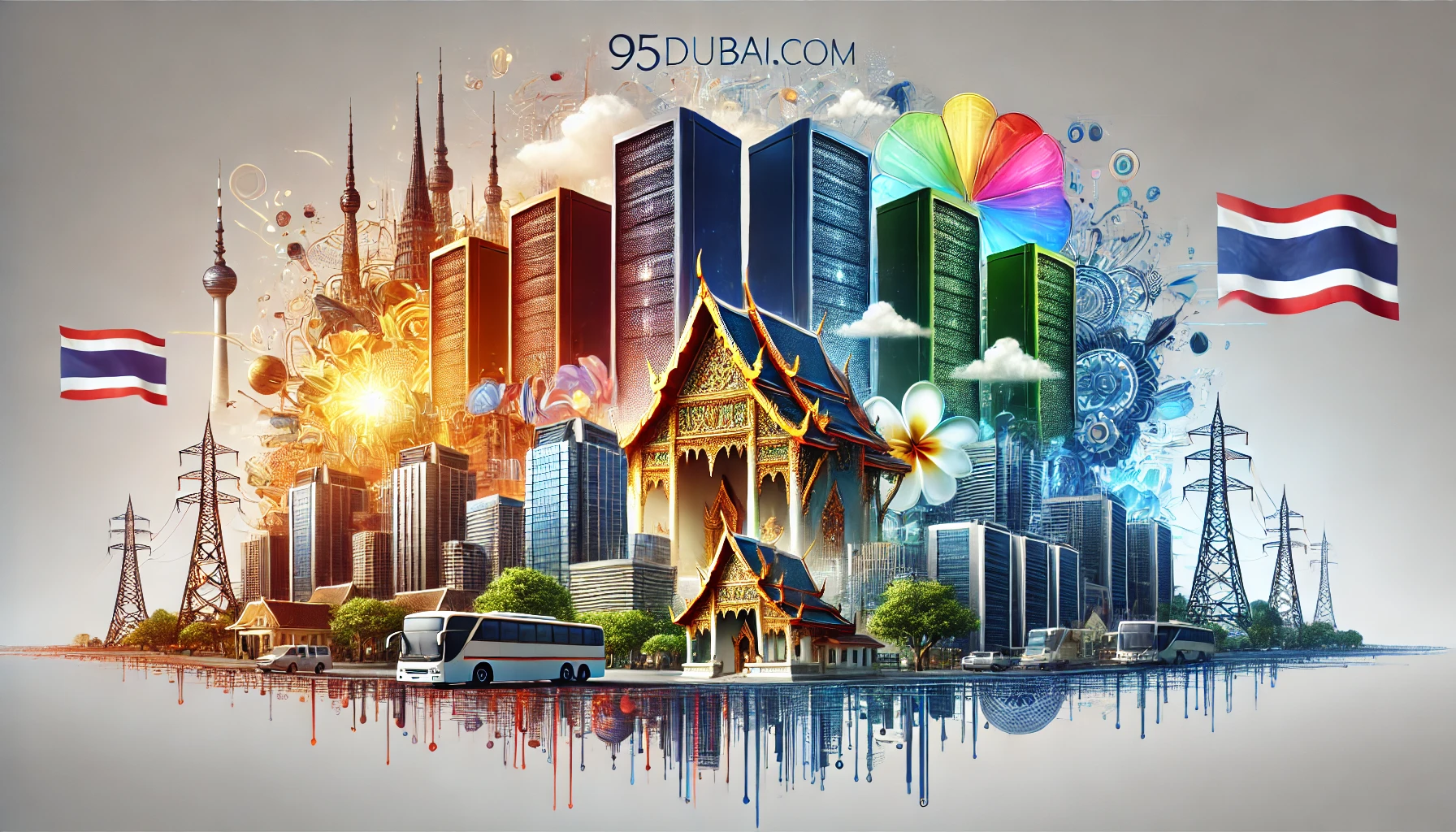 Vibrant Representation of Southeast Asia's Tech Investment by DAMAC Group - Personalized for 95dubai.com