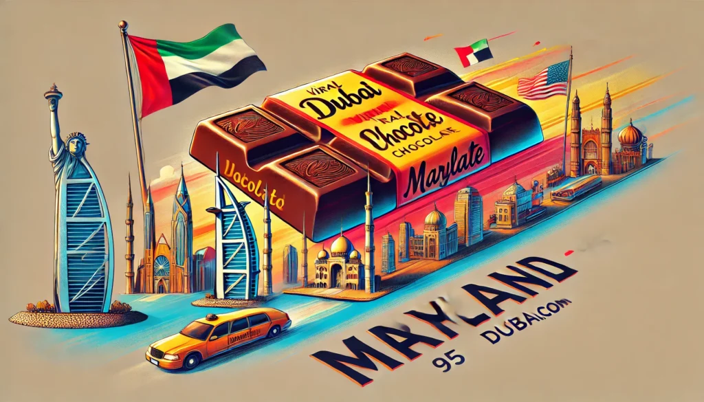 Dubai's Viral Chocolate Bar Reaches Maryland: A Colorful Journey - 95dubai.com