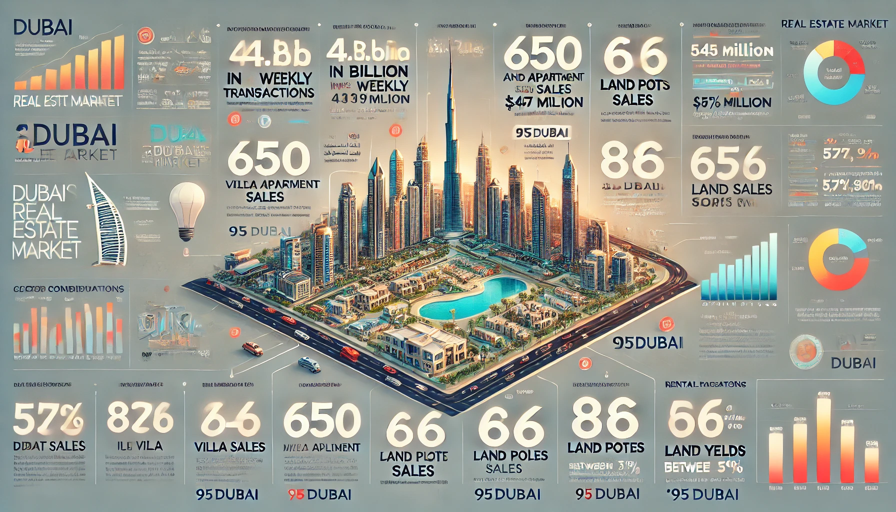 Dubai Real Estate Market Hits $4.8 Billion Weekly Record - Infographic