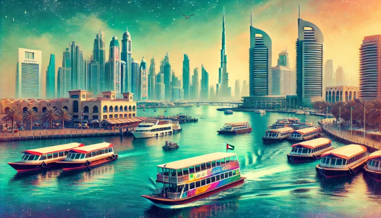 Dubai Waterfront Marine Transport: A Scenic Look at Water Bus and Abra Services