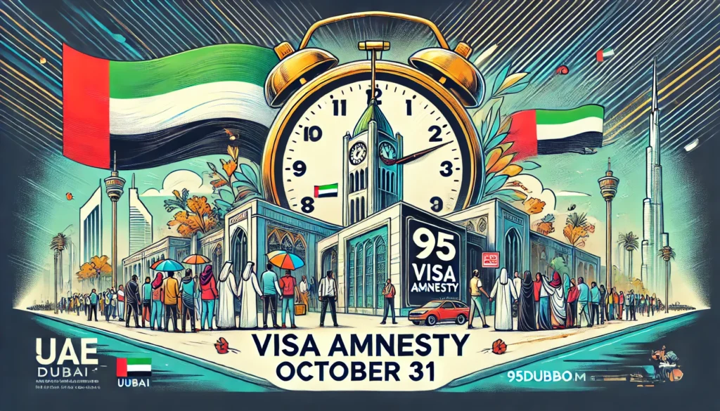 UAE Visa Amnesty Program Deadline - October 31 | Guidance by 95Dubai.com