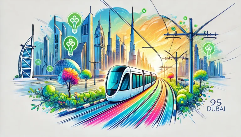 Trackless Trams in Dubai - Modern Urban Transport with Sustainability | 95dubai.com