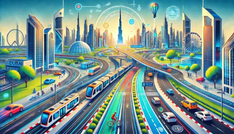 Dubai Urban Mobility Transformation: Futuristic Roads and Smart Infrastructure - 95dubai.com