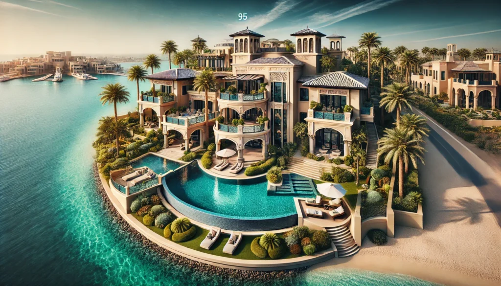 Ultra-Luxury Villa on Palm Jumeirah, Dubai - Exclusive Rental Opportunity for High-End Living