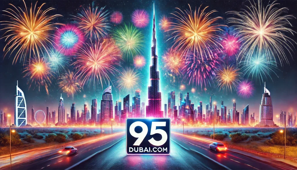 Spectacular Burj Khalifa Fireworks - New Year's Eve 2025 Celebration by 95dubai.com